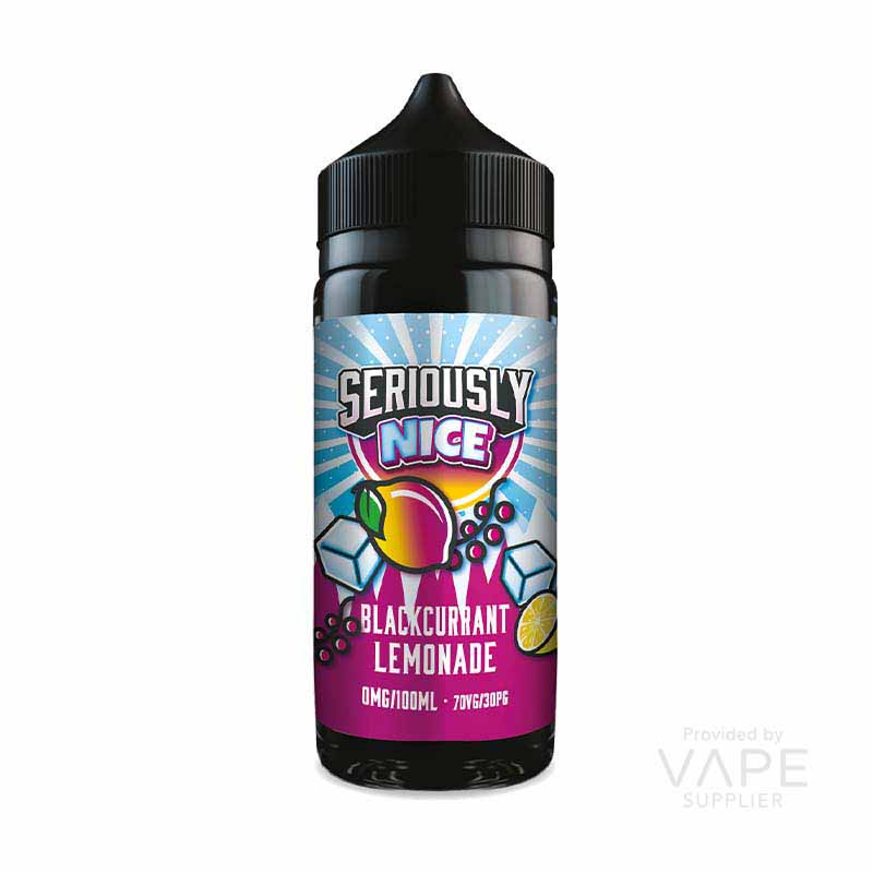 Seriously Nice by Doozy Vape Co Blackcurrant Lemonade 100ml Shortfill Seriously Nice by Doozy Vape Co Blackcurrant Lemonade 100ml Shortfill