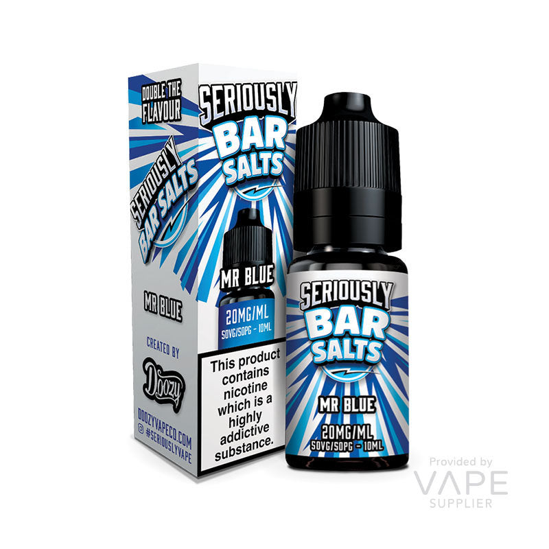 Seriously Bar Salts by Doozy Vape Co Mr Blue Nic Salt Seriously Bar Salts by Doozy Vape Co Mr Blue Nic Salt