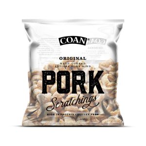 Coan Pork Scratchings Original 40g (Clip Strip) RRP £1.49