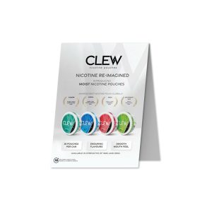 Clew Tent Card